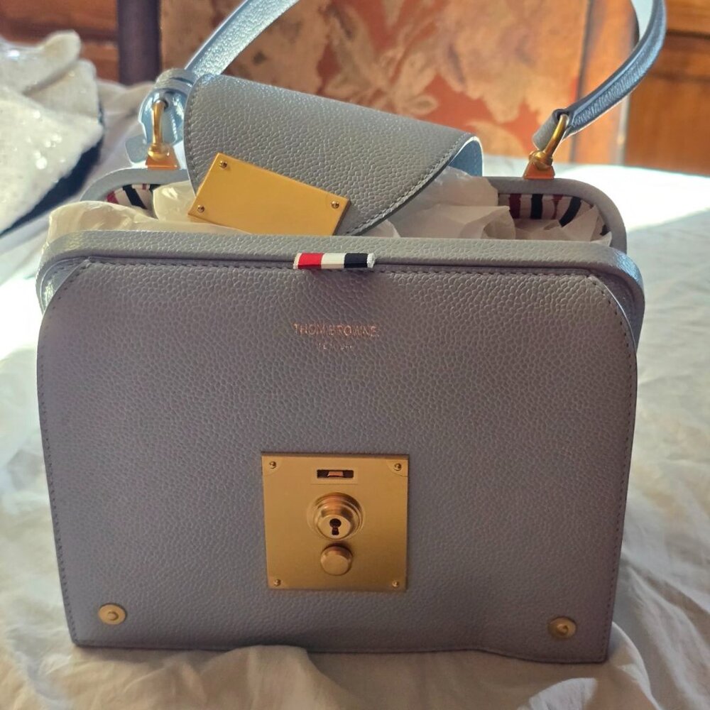 Thom Browne Pebble blue purse